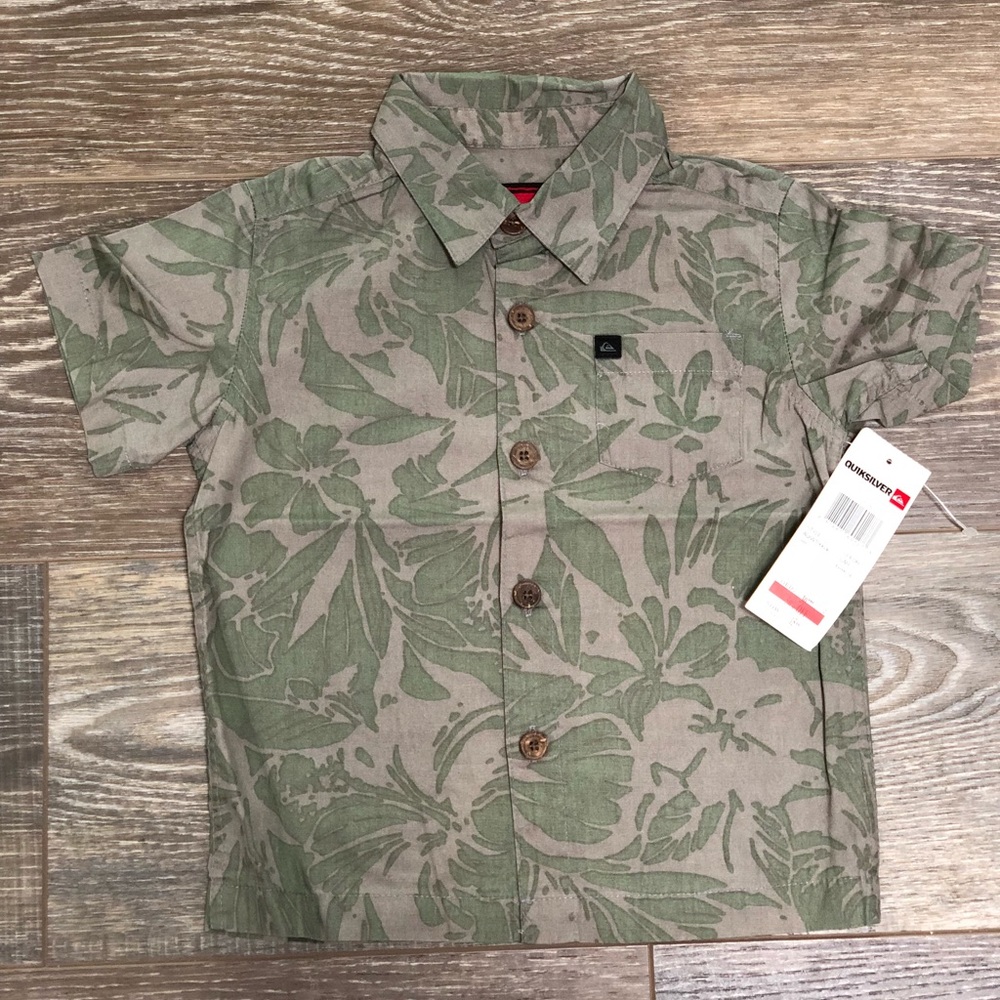 Buttoned down aloha shirt. Never been used.